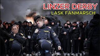 LINZER DERBY: LASK Ultras Fanmarsch | 09.02.2025