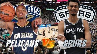 New Orleans Pelicans vs San Antonio Spurs Live Play by Play & Scoreboard