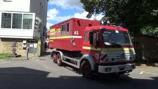 [Nachalarm/alte DLK/Wachausfahrt] Ehemalige DLK1 + WLF4 AB Atemschutz der Berufsfeuerwehr #Osnabrück