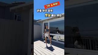 [40대이후 운동팁 4탄] 뛰지 않고뱃살 제거에 최고 밖에서 걷기/ 뛰기 못 할때 집에서 하면 좋은 운동 3 가지 #뱃살빼는운동 #유산소운동 #loseweightfast