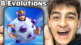 I Beat Clash Royale Only Using Evolutions