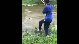 Mancing ikan dapat hasil luar biasa ...