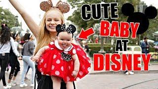 Baby sister’s FIRST TIME at DISNEYLAND! | Family Fizz