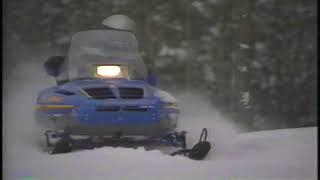 1990 Polaris snowmobile dealer action video. All models. BELIEVE IT!