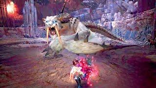 Sword and Shield Vs Barioth  [Monster Hunter World Iceborne]