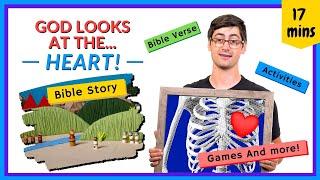 God Looks At The Heart | David and Goliath Kids Bible Lesson