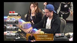 Wayne Chiang Commentates $20/$40 Limit Holdem on Live at the Bike