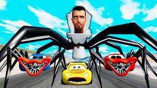 Live Epic Escape From Lightning McQueen Eater Monsters | McQueen VS McQueen | BeamNG.Drive # 300