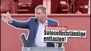 Soloselbstständige entlasten, neue Hilfspakete auflegen!