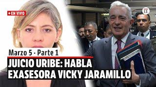 En vivo | Juicio contra Uribe: habla exasesora Vicky Jaramillo | El Espectador