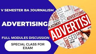 5th Semester-Advertising  |Full modules discussion| Calicut University| Yahya Yahi