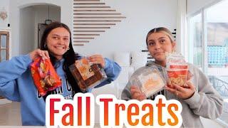 My Sister Made Me Try DISGUSTING Fall Treats!