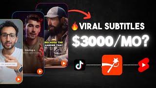 AI Tool That Turn Videos Viral & Earn You Income - Best AI Auto-Subtitles Generator