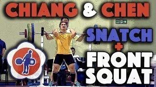 Chiang Nien-Hsin and Chen Wen-Huei (58) - Snatch and Front Squat (June 26)