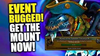 INSANE BUG! Get New Chrono Corsair Mount ON DAY 1! Turbulent Timeways Event Bug | WoW Patch 11.1.7