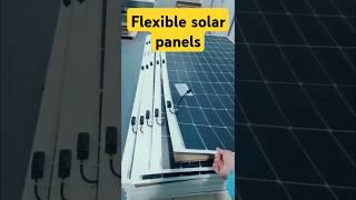Flexible solar panels #solarenrgy #solarsystem #flexible #solarpanels #punjabbuildingmaterialstore