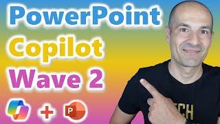 How to use the Copilot Wave 2 in PowerPoint