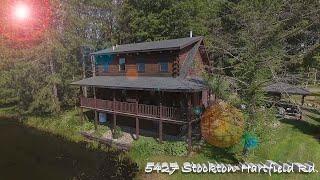 Real Estate Drone Video Chautauqua County Log Cabin