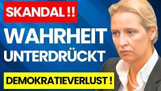 WAHRHEIT WIRD UNTERDRÜCKT! ALTE PARTEIEN HABEN ANGST VOR DER WAHRHEIT! SCHANDE FÜR DEMOKRATIE!!