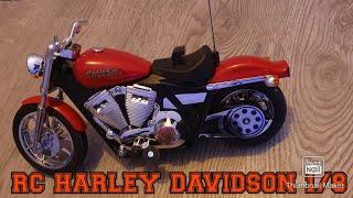 RC MOTORBIKE HARLEY DAVIDSON 1/8  UNBOXING