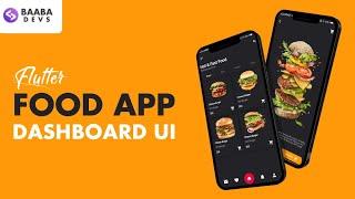 Flutter eCommerce App UI: Flutter Food Delivery App Dashboard UI | Flutter Tutorial