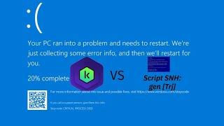 Kaspersky vs Script SNH: gen [Trj] @ArsenTech @ZeRoTeCh00
