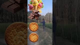 biscut icecream, catbury, Popcorn, kitkat, magical video #vfx #viralvideo #shorts #vfxshorts