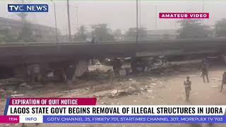 Lagos State Government Initiates Removal Of Illegal Structures In Ijora