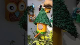 DIY Beautiful Bird House #diy #art #birdhouses #reuseideas