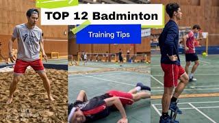 Top 12 Badminton Training Tips