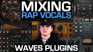 Mixing RAP VOCALS with WAVES PLUGINS! [Kamakaze - BACKWIDDA]