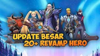 Update Besar 20+ Hero Yang Di Revamp Model & Skill Effect Di Mobile Legends