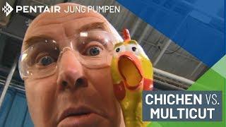 Will it grind – Grinder pump MultiCut vs. plastic chicken