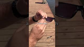 How to Attach Oakley Sunglass Leash #oakley #howto #sunglasses #sportrx