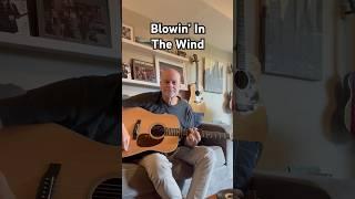 ‘Blowin’ In The Wind’ by Bob Dylan #shorts #bobdylan #acousticscover #guitarcover #martinguitar