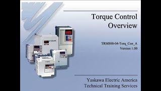 eLearning Module: Torque Control Applications - Part A