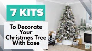 Top 7 Christmas Tree Decoration Sets - Pre-decorated Christmas Trees