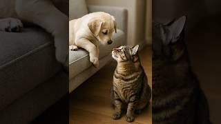 cute cat and dog