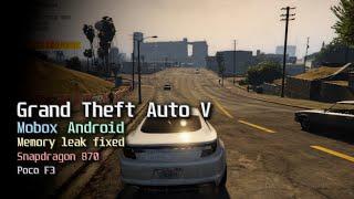 Grand Theft Auto V on Android (Mobox WoW64, Snapdragon 870, Turnip DXVK)