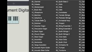 MIDI Program Changes