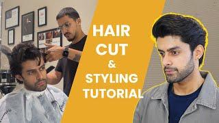 HAIR CUT AND HAIR STYLING TUTORIAL FOR MEN | BEST HAIRSTYLES 2023 | BUDGET HAIRSTYLING PRODUCTS