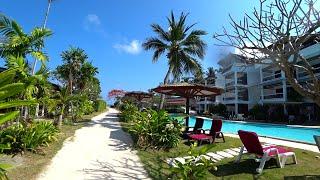 Hua Thanon beach Koh Samui 2021 - Virtual walking tour on the beach | Streets of Thailand