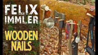 WOODEN NAILS - The forgotten bushcraft technique. My uses, how i craft it and the best wood sorts.