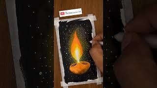 Tag to your stressed friend | Umeed ka diya || Diwali Diya Drawing #Diwali #ytshorts #drawing