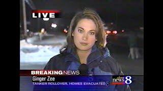 Ginger Zee when she worked for WoodTV doing a report in 2005