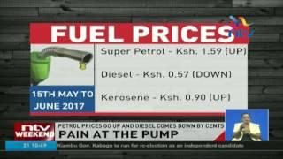 Petrol prices go up and diesel comes down by cents