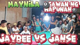 Agawan Ng hapunan sa maynila JAYBEE SUCAL VS JANSE AMISOLA