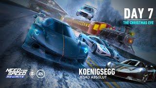 Need For Speed No Limits 2024 Koenigsegg Jesko Absolut (Winter Pursuit - Day 7 | (The Christmas Eve)