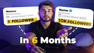 How To Grow From 0 to 10K Followers In 6 months on Twitter (X)