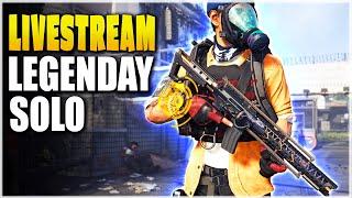 SOLO LEGENDARY RUNS with my Striker Builds - The Division 2 | Livestream